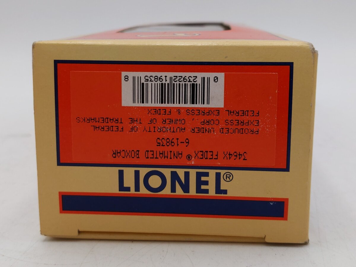Lionel 6-19835 O Gauge FedEx Operating Boxcar #3464 LN/Box