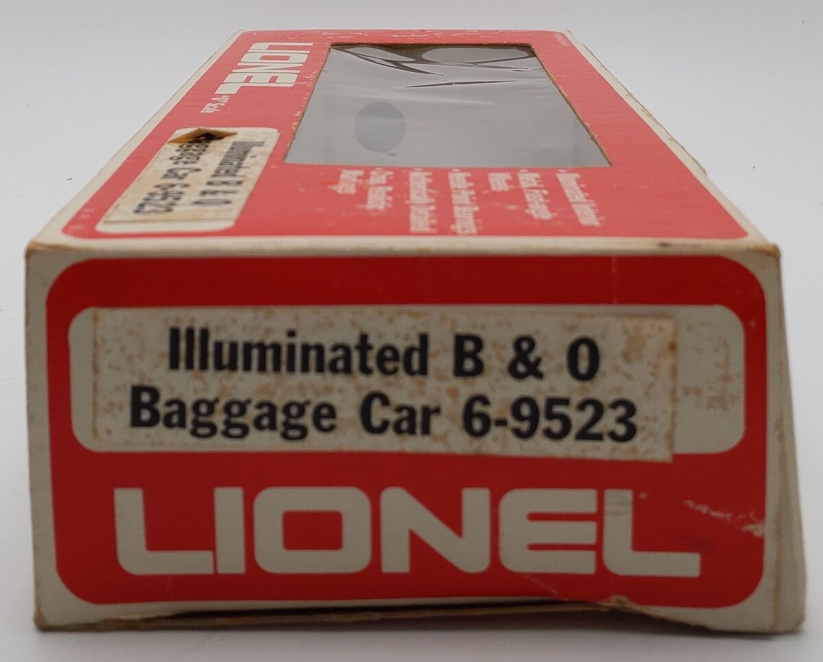 Lionel 6-9523 O Gauge Baltimore & Ohio Baggage Car EX/Box