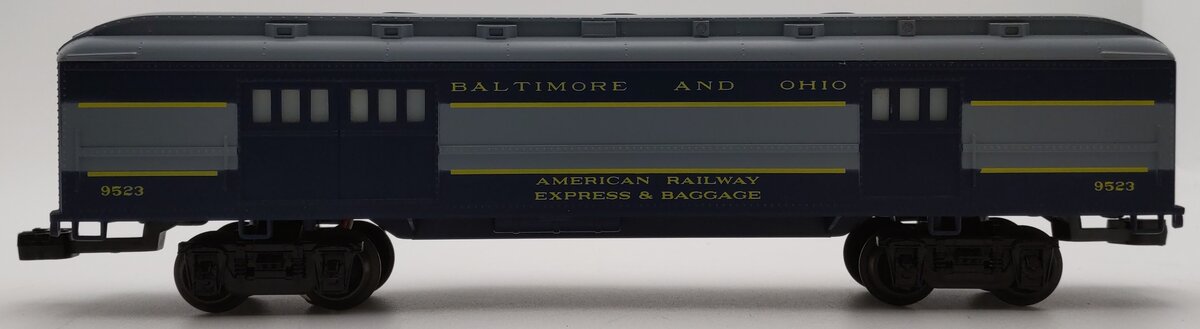 Lionel 6-9523 O Gauge Baltimore & Ohio Baggage Car EX/Box