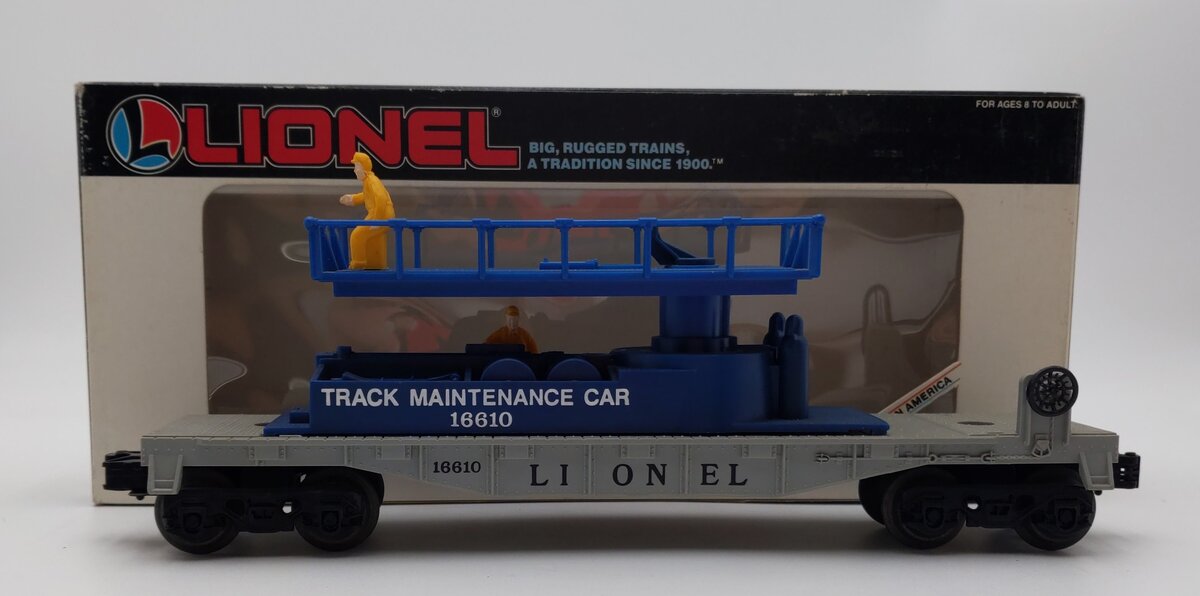 Lionel 6-16610 O Gauge Track Maintenance Car #16610 VG/Box