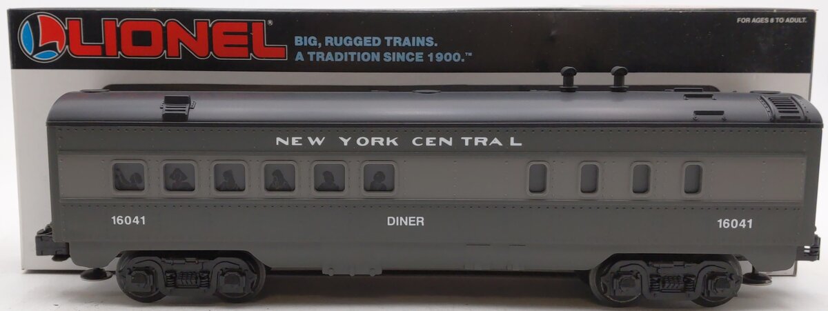 Lionel 6-16041 O Gauge New York Central Illuminated Dining Car EX/Box
