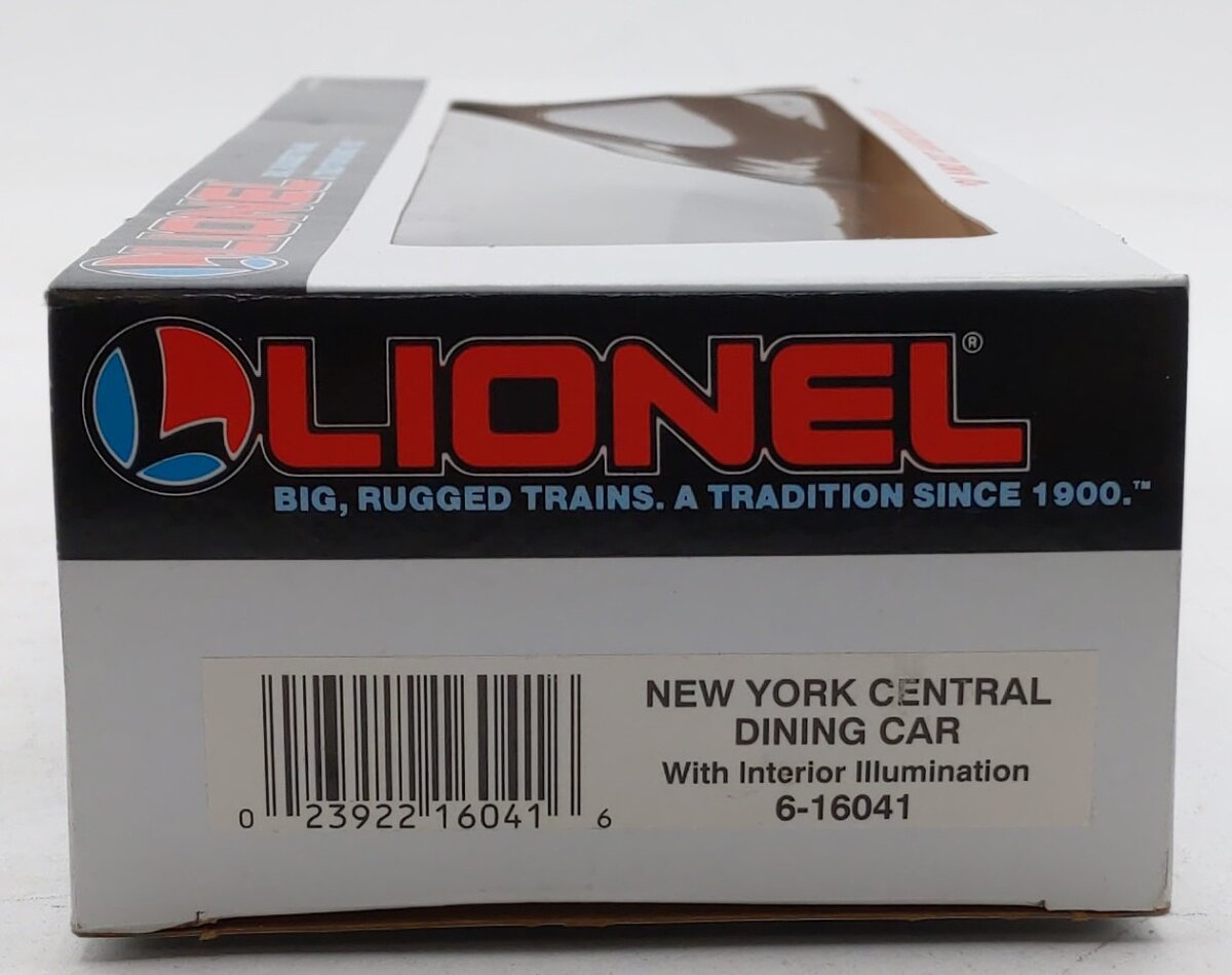 Lionel 6-16041 O Gauge New York Central Illuminated Dining Car EX/Box