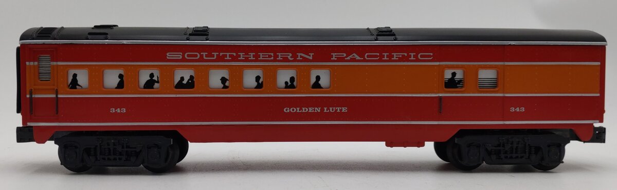 K-Line K4588-0343 O SP Daylight "Golden Lute" Streamliner Combine Car #343 LN/Box