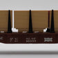 Lionel 6-16333 O Gauge Frisco Bulkhead Flatcar with Wood Load VG/Box