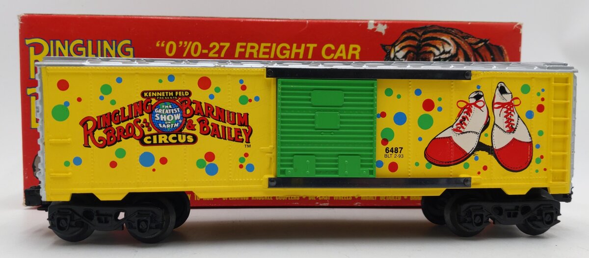 K-Line K-6487 O Gauge Ringling Bros Circus Boxcar #6487 LN/Box