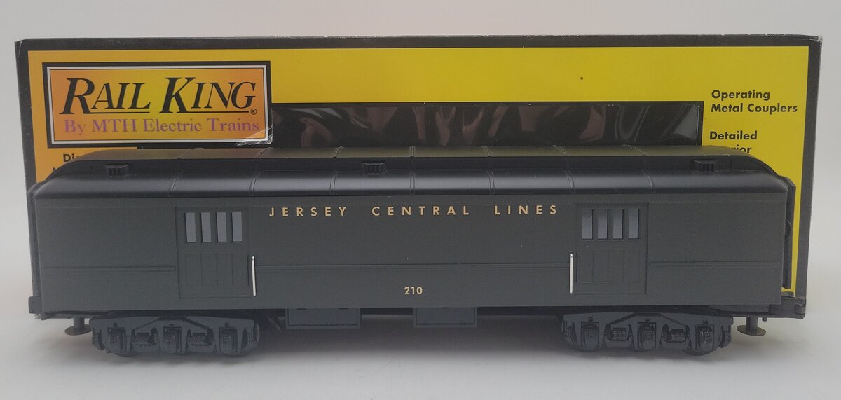 MTH 30-6258B O Gauge Central of New Jersey Madison Baggage Car #210 EX/Box