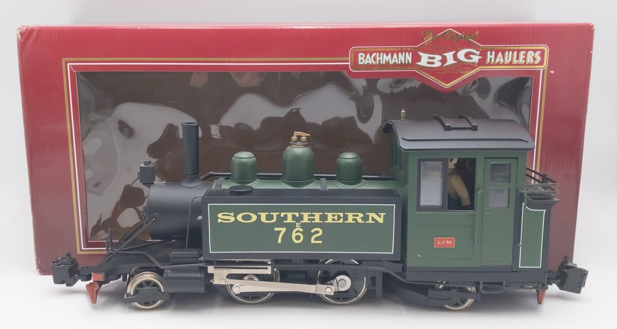 Bachmann 91196 G Scale 2-4-2 Southern Baldwin Lyn Steam Locomotive EX/Box