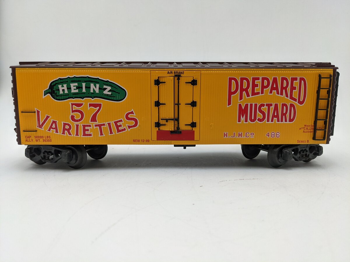 K-Line K642-5206 HJ Heinz Co. Mustard Refrigerator Car #486 EX