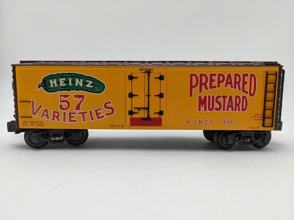 K-Line K642-5206 HJ Heinz Co. Mustard Refrigerator Car #486 EX