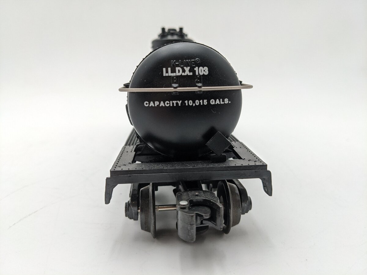 K-Line K631-8013 O Gauge General Electric Lamps Single Dome Tank Car #103 EX