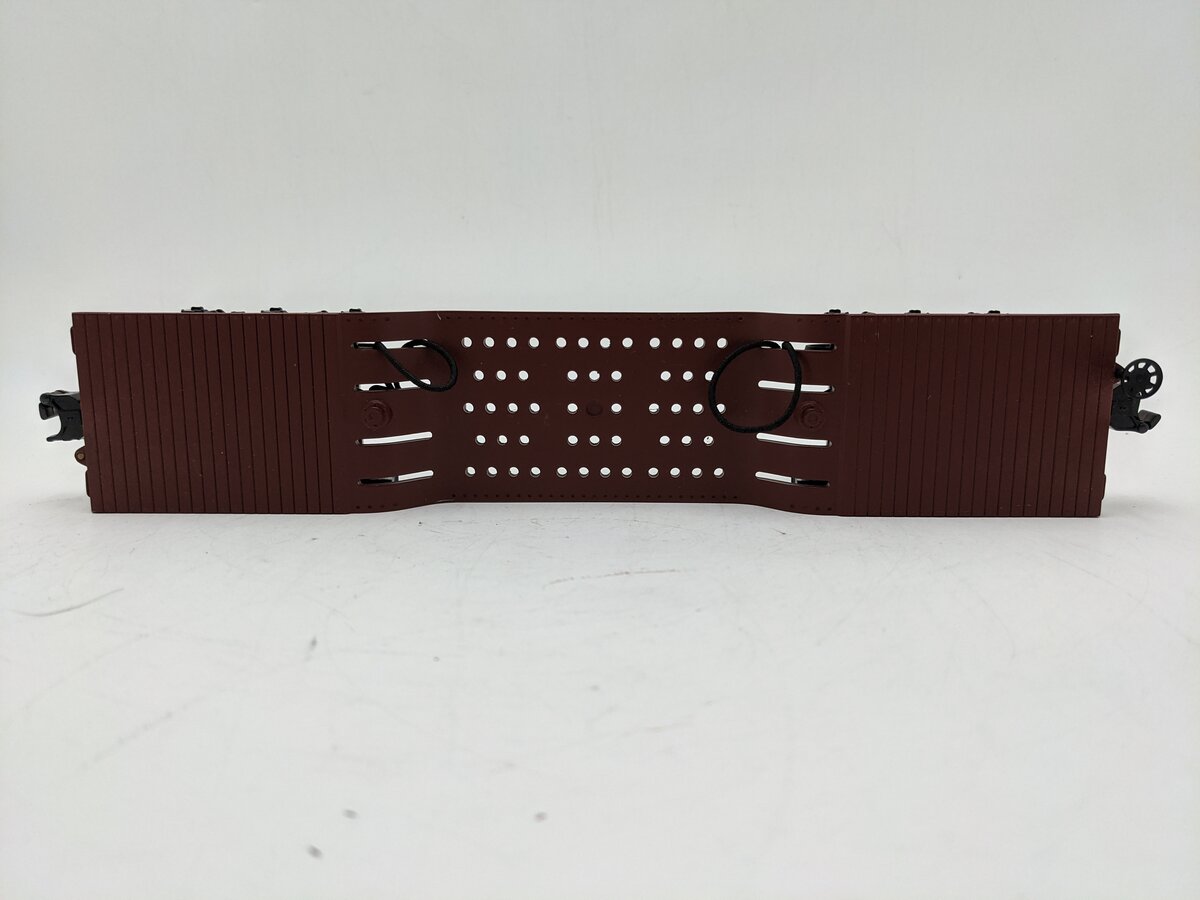 MTH 30-8302 O Illinois Central Diecast Depressed Flatcar EX