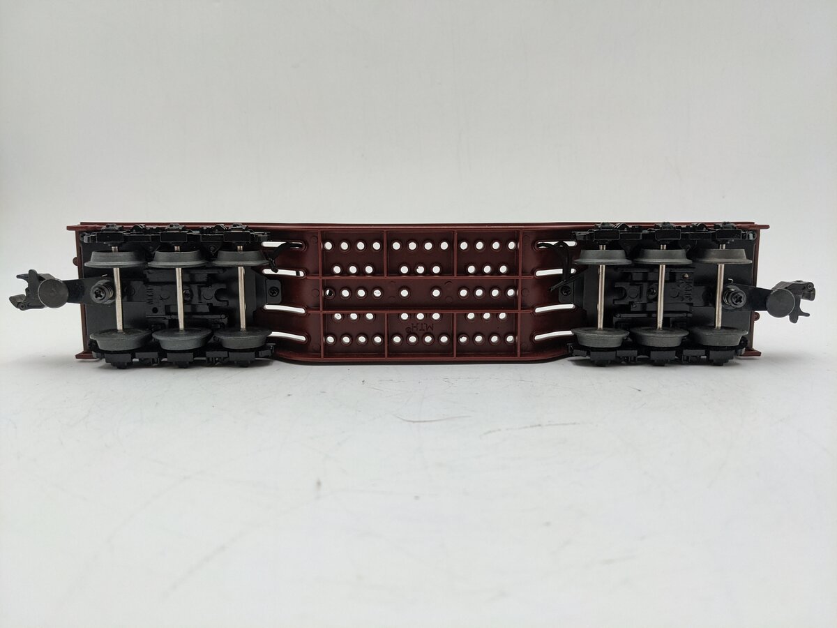 MTH 30-8302 O Illinois Central Diecast Depressed Flatcar EX