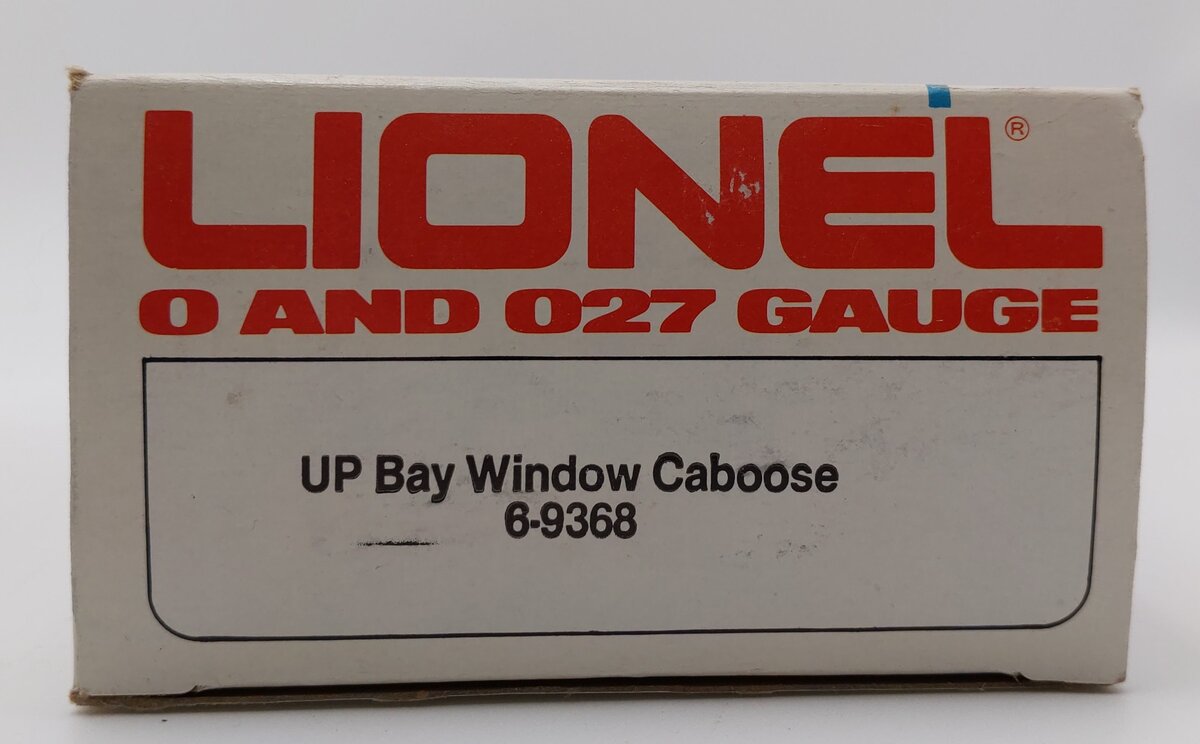 Lionel 6-9368 O Gauge Union Pacific Bay Window Illuminated Caboose #9368 EX/Box