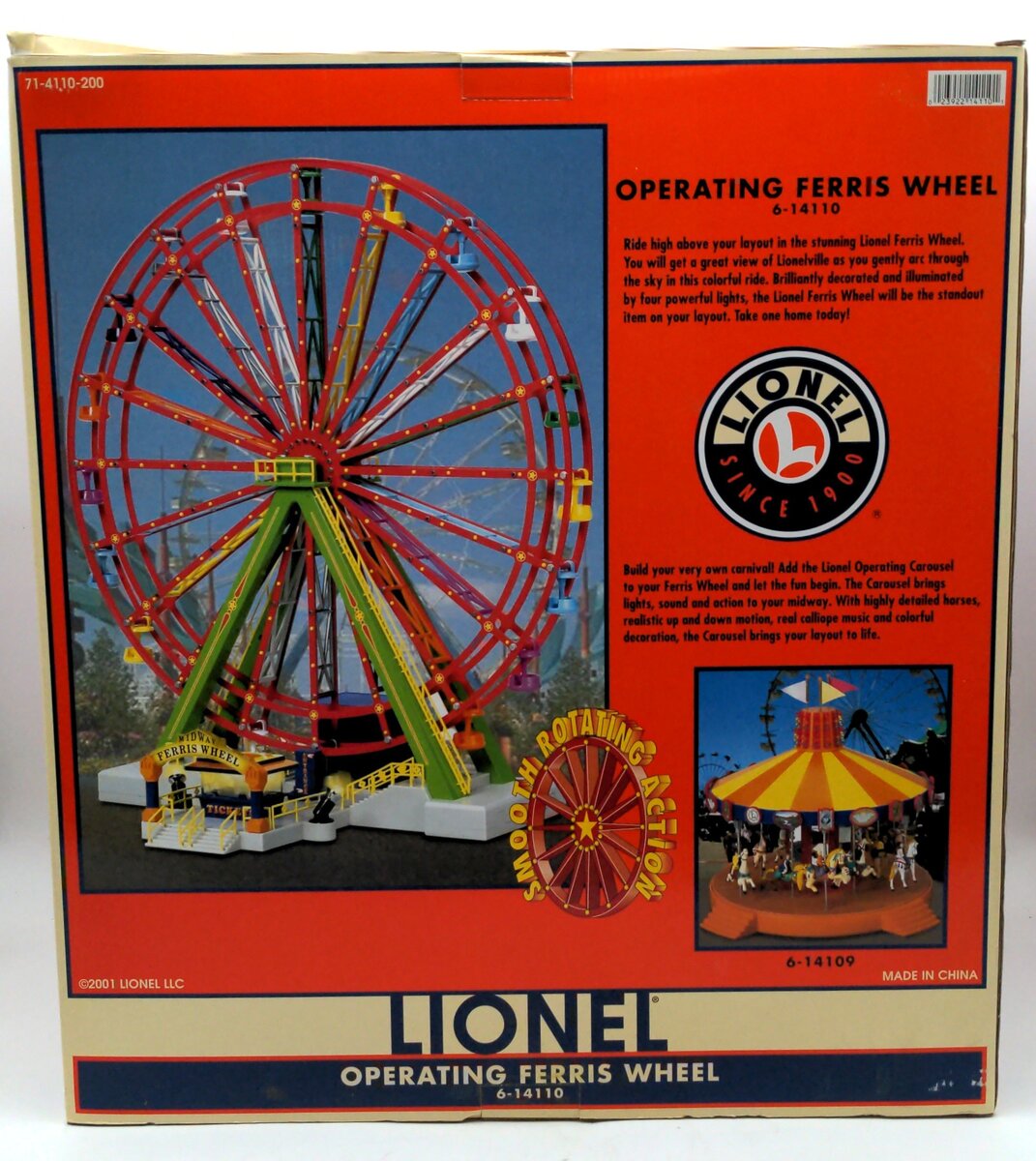 Lionel 6-14110 O Gauge Operating Ferris Wheel LN/Box