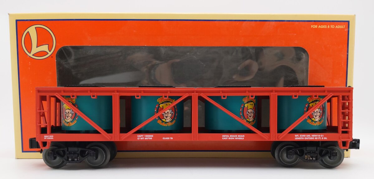 Lionel 6-19447 O Gauge Mama's Baked Beans Vat Car EX/Box
