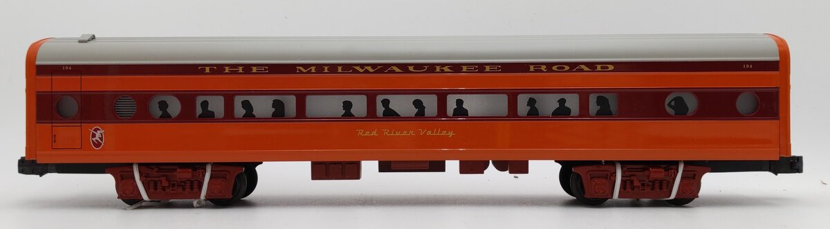Lionel 6-19185 O Gauge Milwaukee Red River Valley Aluminum Coach #194 EX/Box