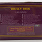 MTH 20-2110-1 O Gauge Nickel Plate Road SD-9 Diesel Locomotive #341 w/PS1 EX/Box