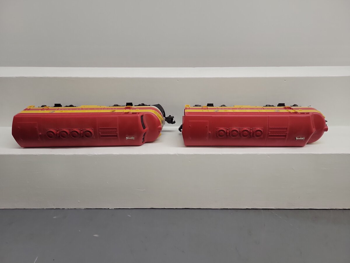 MTH 30-2007-1 O Florida East Coast F3 AA Diesel Locomotive Set w/PS1 #503/504 EX/Box