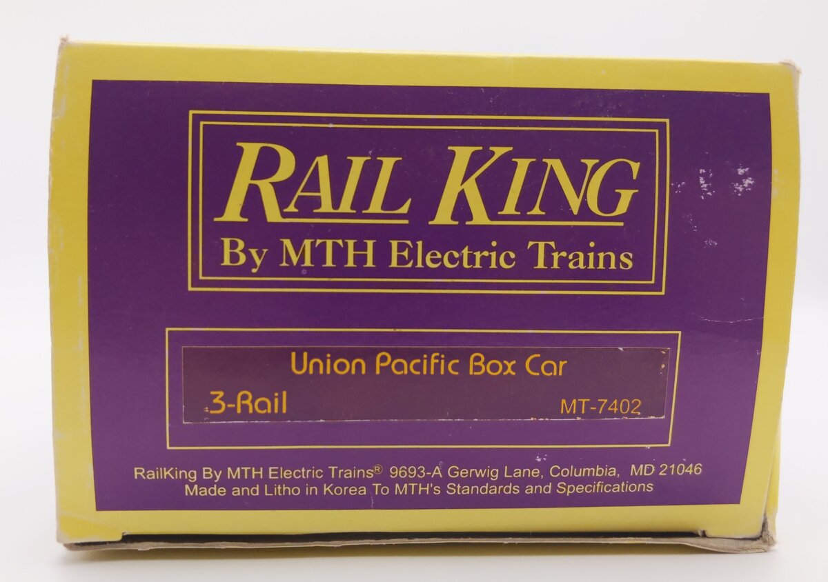 MTH 20-7402 O Gauge Union Pacific Boxcar #150231 EX/Box