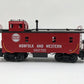 MTH 20-91027 O Gauge Norfolk & Western Steel Caboose #562720 EX/Box