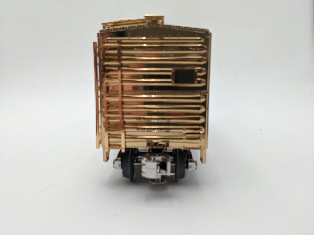 MTH 20-93190 O Gauge TCA 50th Anniversary 18k Gold Box Car EX/Box