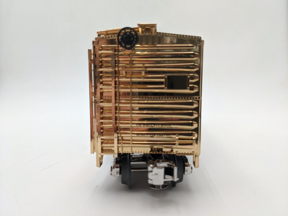 MTH 20-93190 O Gauge TCA 50th Anniversary 18k Gold Box Car EX/Box