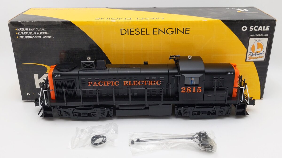 K-Line K2478-2815 O Pacific Electric RS-3 Diesel #2815 w/ Lionel Rail Sounds EX/Box