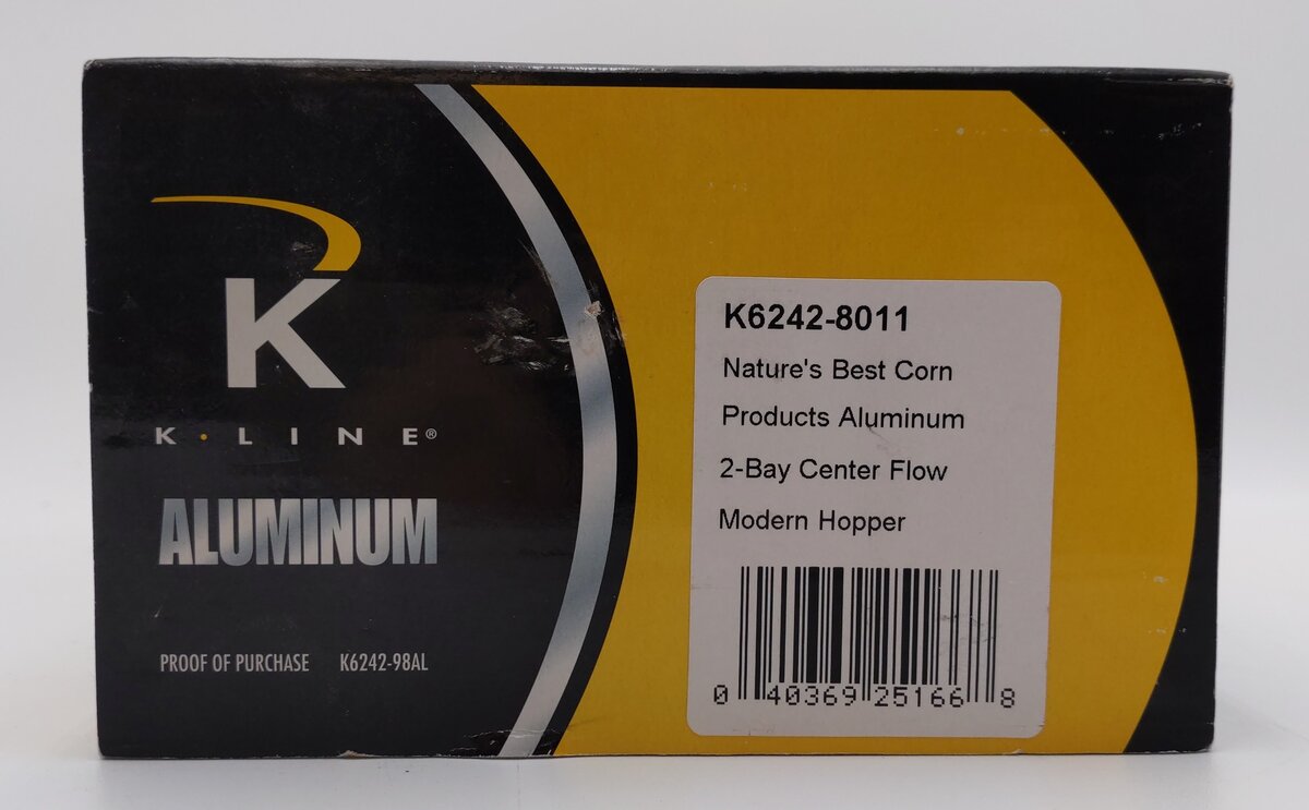 K-Line K6242-8011 O Gauge Nature's Best Aluminum Covered Hopper #177203 EX/Box