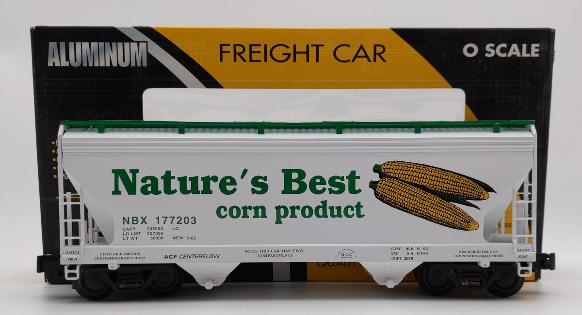K-Line K6242-8011 O Gauge Nature's Best Aluminum Covered Hopper #177203 EX/Box