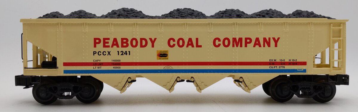 K-Line K623-8018 O Gauge Peabody Coal Hopper #1241 EX/Box