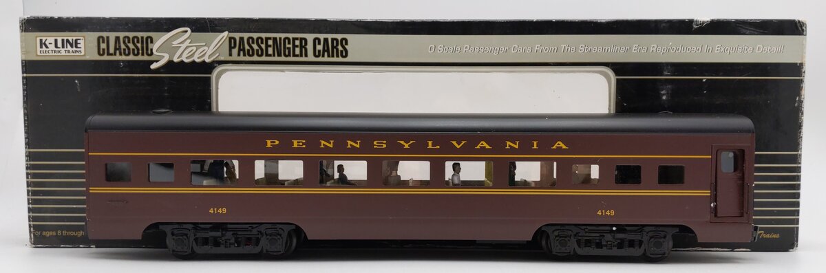 K-Line K4680-14149 O PRR Spirit of St. Louis 15" Aluminum Coach Car #4149 EX/Box