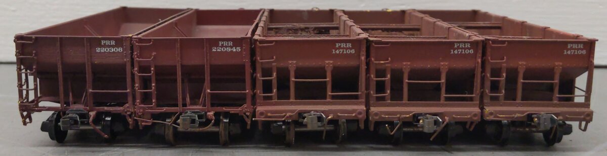HO Scale Assorted BRASS CUSTOM Hopper Cars: 220845, 147288, 147428, 147881 [5]