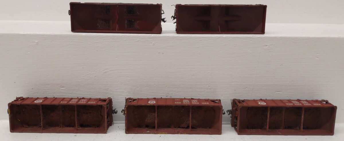 HO Scale Assorted BRASS CUSTOM Hopper Cars: 220845, 147288, 147428, 147881 [5]