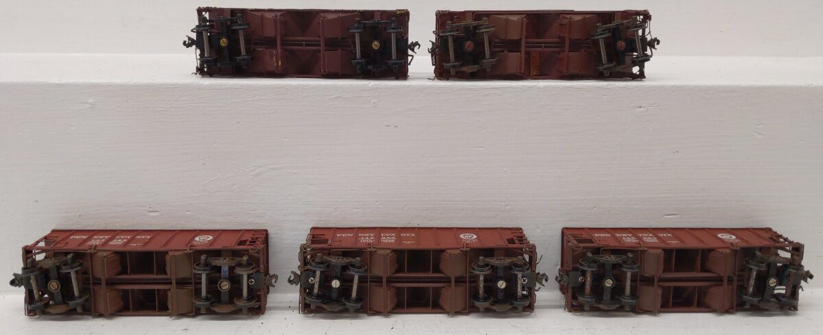 HO Scale Assorted BRASS CUSTOM Hopper Cars: 220845, 147288, 147428, 147881 [5]
