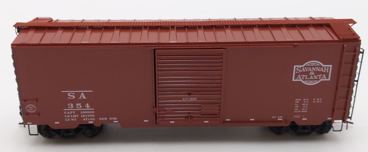 Kadee 5221 HO Scale Savannah & Atlanta 40' PS-1 Standard Boxcar #354 LN/Box