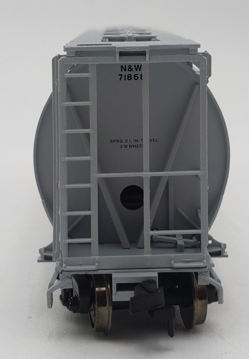 Atlas 1958-2 HO Scale Norfolk & Western ACF 6 Bay Cylindrical Hopper #71868 EX/Box