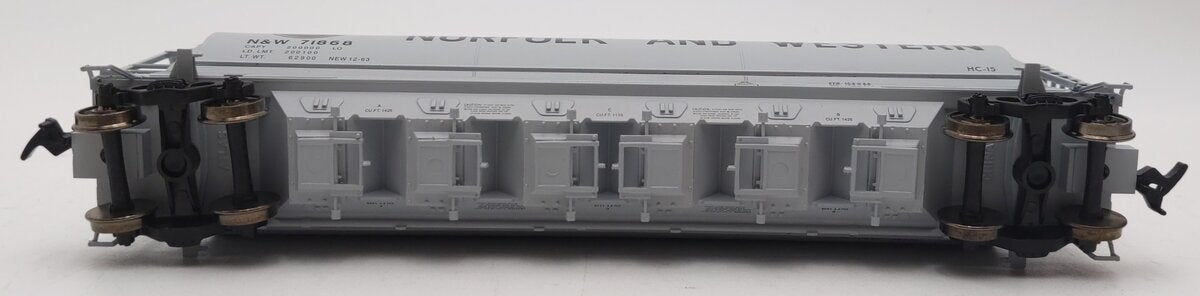 Atlas 1958-2 HO Scale Norfolk & Western ACF 6 Bay Cylindrical Hopper #71868 EX/Box