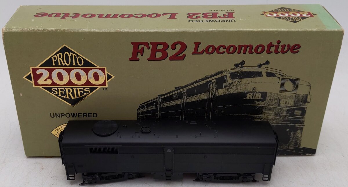 Proto 2000 8393 HO Scale Undecorated FB2 Dummy Diesel Locomotive EX/Box