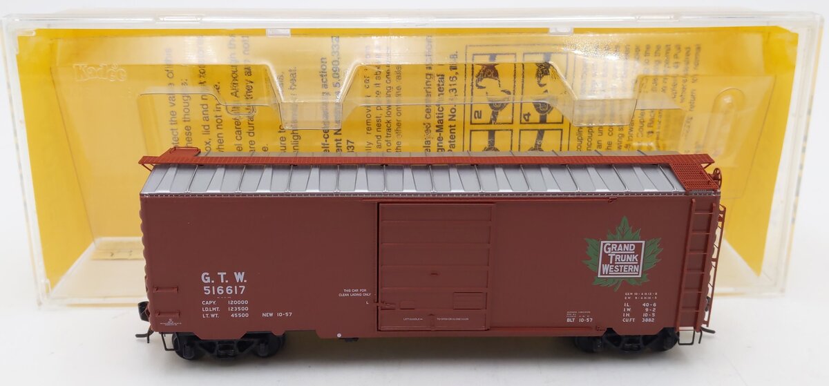 Kadee 5236 HO Scale Grand Trunk Western 40' PS-1 Boxcar #516617 LN/Box