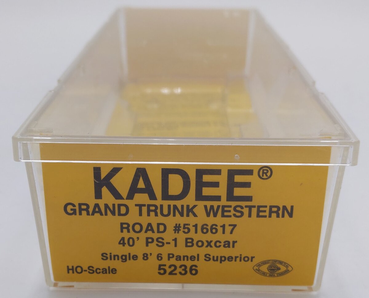 Kadee 5236 HO Scale Grand Trunk Western 40' PS-1 Boxcar #516617 LN/Box