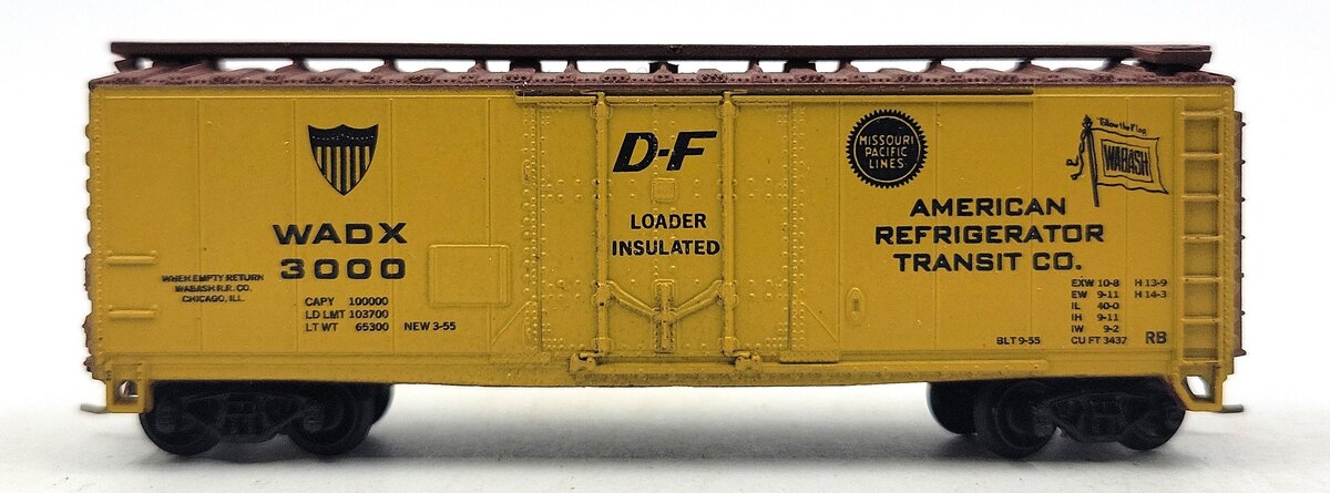 Atlas 3326 N Scale American Refrigerator Transit 40' Boxcar #3000 EX/Box