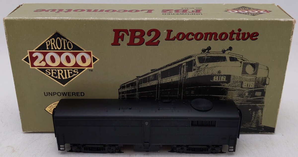 Proto 2000 8393 HO Scale Undecorated FB2 Dummy Diesel Locomotive/Box