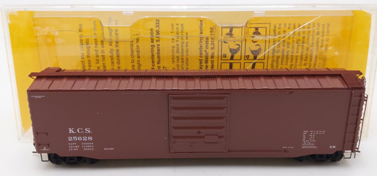 Kadee 6001 HO Scale Kansas City Southern 50' PS-1 Boxcar #25628 LN/Box