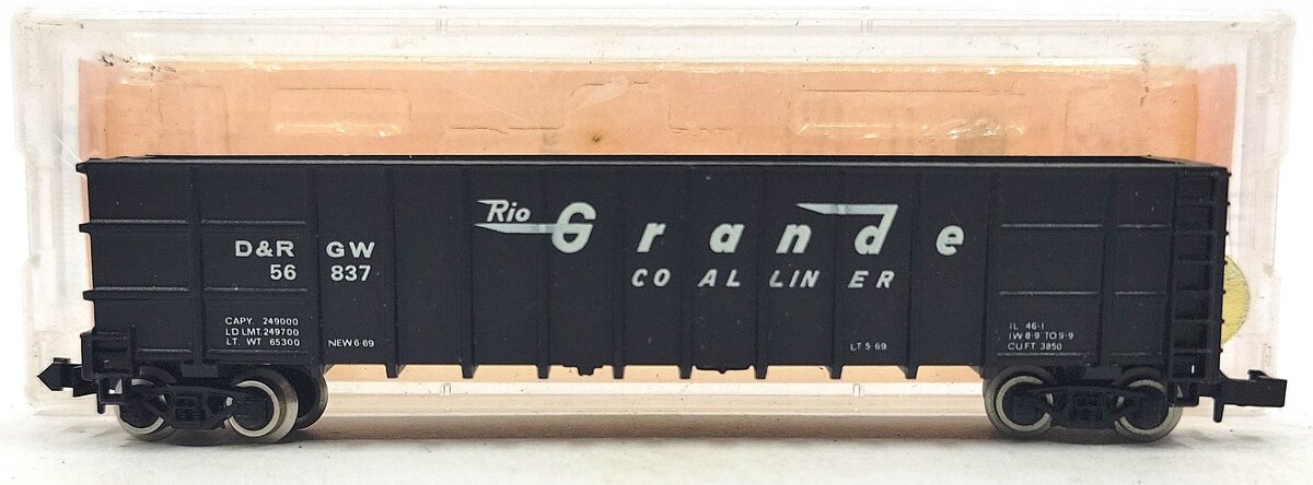 Roundhouse 8103 N Denver & Rio Grande Western Thrall Coal Gondola #56837 LN/Box