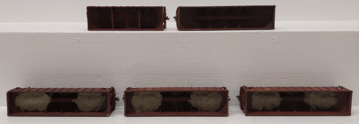 HO Scale Assorted BRASS CUSTOM Hopper Cars: 147106, 171747, 172271, 172727 [5]