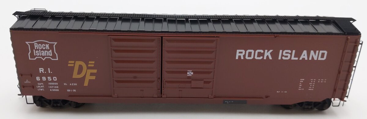 Kadee 6701 HO Rock Island 50' PS-1 Boxcar #6950 LN/Box
