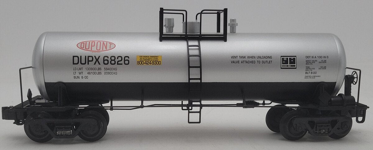 K-Line K6341-8012 O Gauge Dupont Single Dome Tank Car #6826 EX/Box