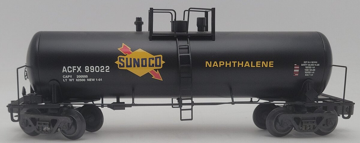 K-Line K6341-8015 O Gauge Sunoco Single Dome Aluminum Tank Car #89022 EX/Box