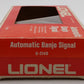 Lionel 6-2140 O Gauge Operating Banjo Signal VG/Box