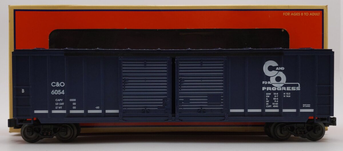Lionel 6-17264 O Gauge C&O Double Door Standard Boxcar #6054 LN/Box